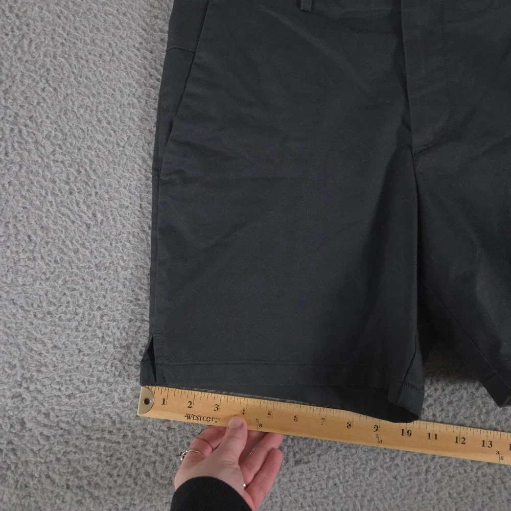 Banana Republic Shorts Mens 32 Grey Aiden Slim Fit Performance Chino Side Vent